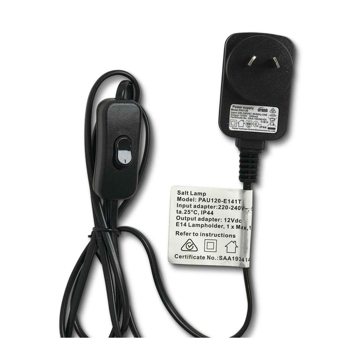 Himalayan Pink Salt Lamp 1-2kg Diffuser with Wooden Base & E14 Bulb