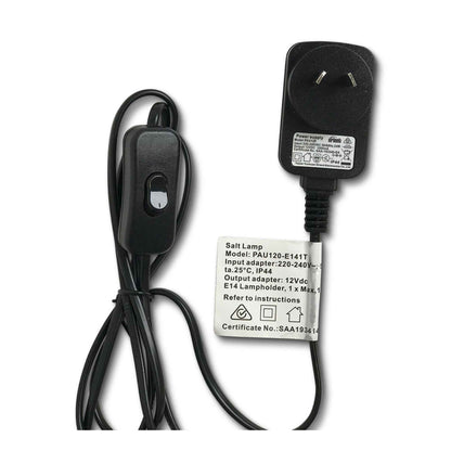 Himalayan Pink Salt Lamp 1-2kg Diffuser with Wooden Base & E14 Bulb