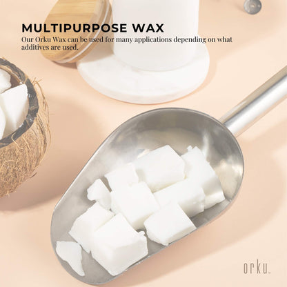 Refined Paraffin Wax 400g - White, Multi-Pour, 60/62 Melt Point for Candle Making