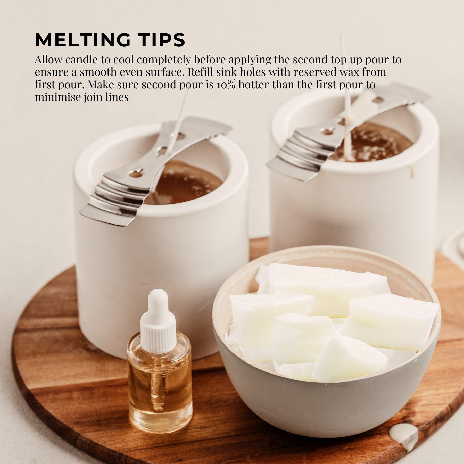 Refined Paraffin Wax 20Kg - White, 60/62 Melt Point, Multi-Pour for Candles - SuperSaverAU - view 4