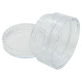 3ml Clear Styrene Lip Balm Jars & Lids - 10 Pack Small Cosmetic Containers - SuperSaverAU - view 4