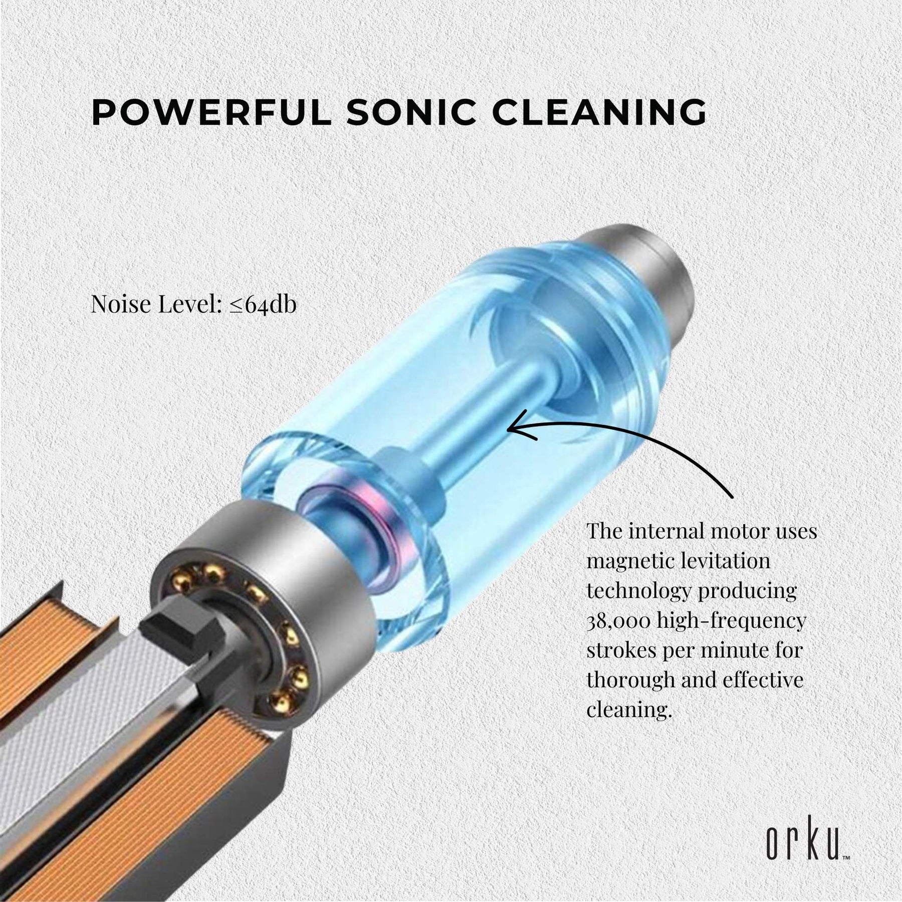 Bewellaero White Sonic Electric Toothbrush Waterproof USB Rechargeable 5 Modes - SuperSaverAU - view 3