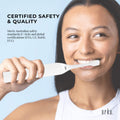 Bewellaero White Sonic Electric Toothbrush Waterproof USB Rechargeable 5 Modes - SuperSaverAU - view 5