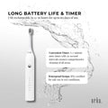 Bewellaero White Sonic Electric Toothbrush Waterproof USB Rechargeable 5 Modes - SuperSaverAU - view 6