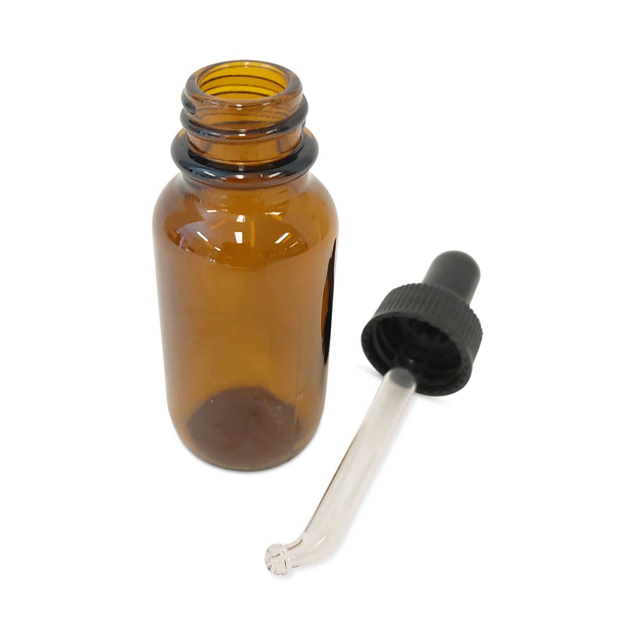 108x 25ml Amber Glass Bottles with Dropper Dispenser Caps for Essential Oils - SuperSaverAU - view 1