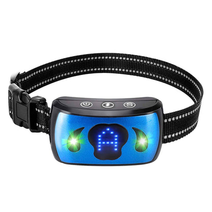 Dog Bark Collar - Vibration, Magnetic Charging, Waterproof, Smart Detection, Adjustable for 3-55kgs