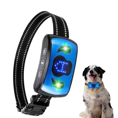 Dog Bark Collar - Vibration, Magnetic Charging, Waterproof, Smart Detection, Adjustable for 3-55kgs