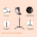 Ellie & Ruby Standing Hair Dryer Accelerator Colour 360 Rotating Halo Rolling - SuperSaverAU - view 4