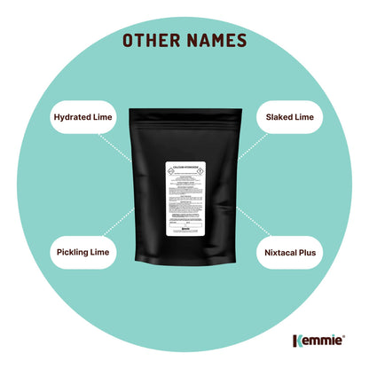 400g Food Grade Calcium Hydroxide Powder - FCC Hydrated Slaked Pickling Lime