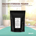 1Kg Food Grade Calcium Hydroxide Powder - FCC Hydrated Slaked Pickling Lime - SuperSaverAU - view 2