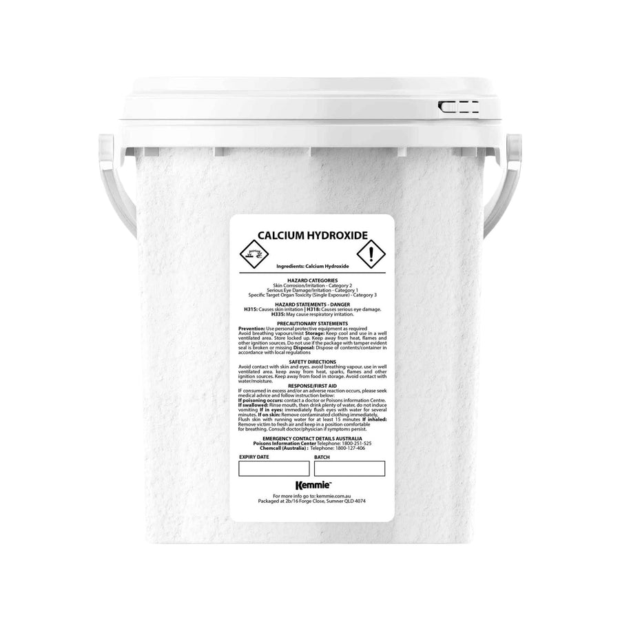 600g Food Grade Calcium Hydroxide Powder Tub FCC Hydrated Slaked Pickling Lime - SuperSaverAU - view 1