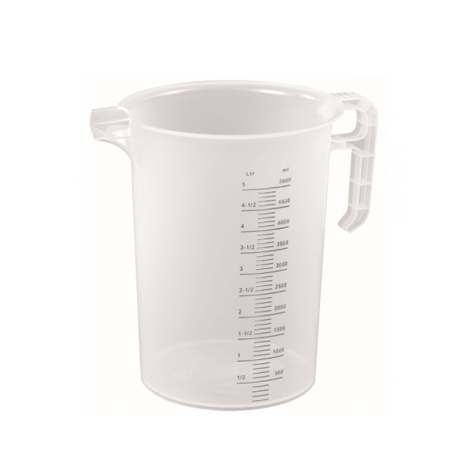 Pro-Jug 5L Measuring Jug - Heavy Duty Clear Plastic, Food Grade, BPA Free - SuperSaverAU - view 2