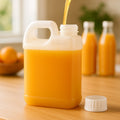 Kitchee HDPE Jerry Can Bottles with 38mm Tamper Evident Caps - 1L, 10 Pack