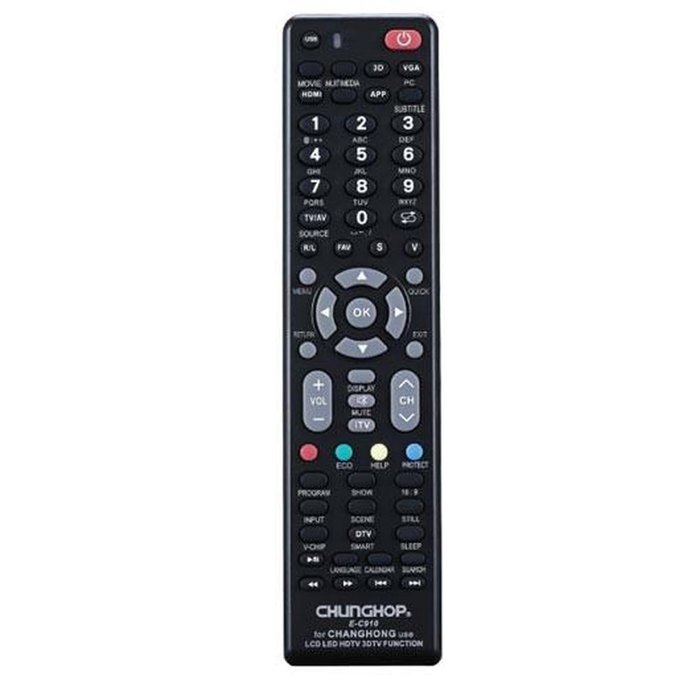 Chunghop Universal TV Remote Control Compatible with Changhong LCD Smart HD Plas - SuperSaverAU - view 1
