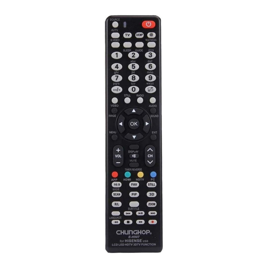 Chunghop Universal TV Remote Control Compatible with Hisense LCD Smart HD Plasma - SuperSaverAU - view 1