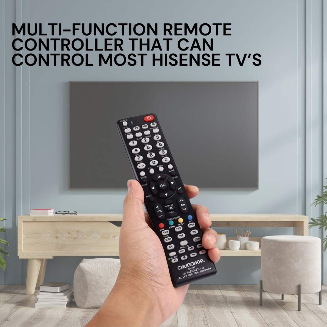 Chunghop Universal TV Remote Control Compatible with Hisense LCD Smart HD Plasma - SuperSaverAU - view 3