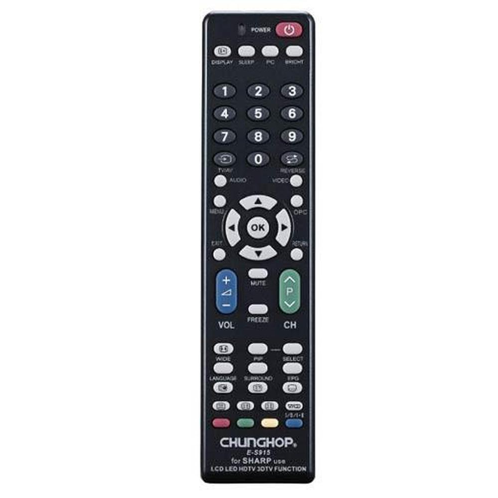 Chunghop Universal TV Remote Control Compatible with Sharp LCD Smart HD Plasma - SuperSaverAU - view 1