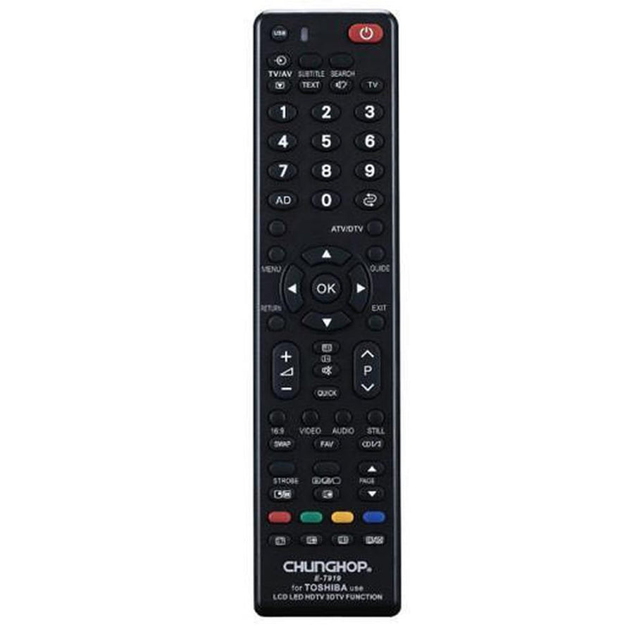 Chunghop Universal TV Remote Control Compatible with Toshiba LCD Smart HD Plasma - SuperSaverAU - view 1