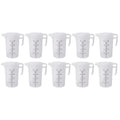 Premium Pro-Jug Food Grade Measuring Jugs – 2L Clear 10 Pack