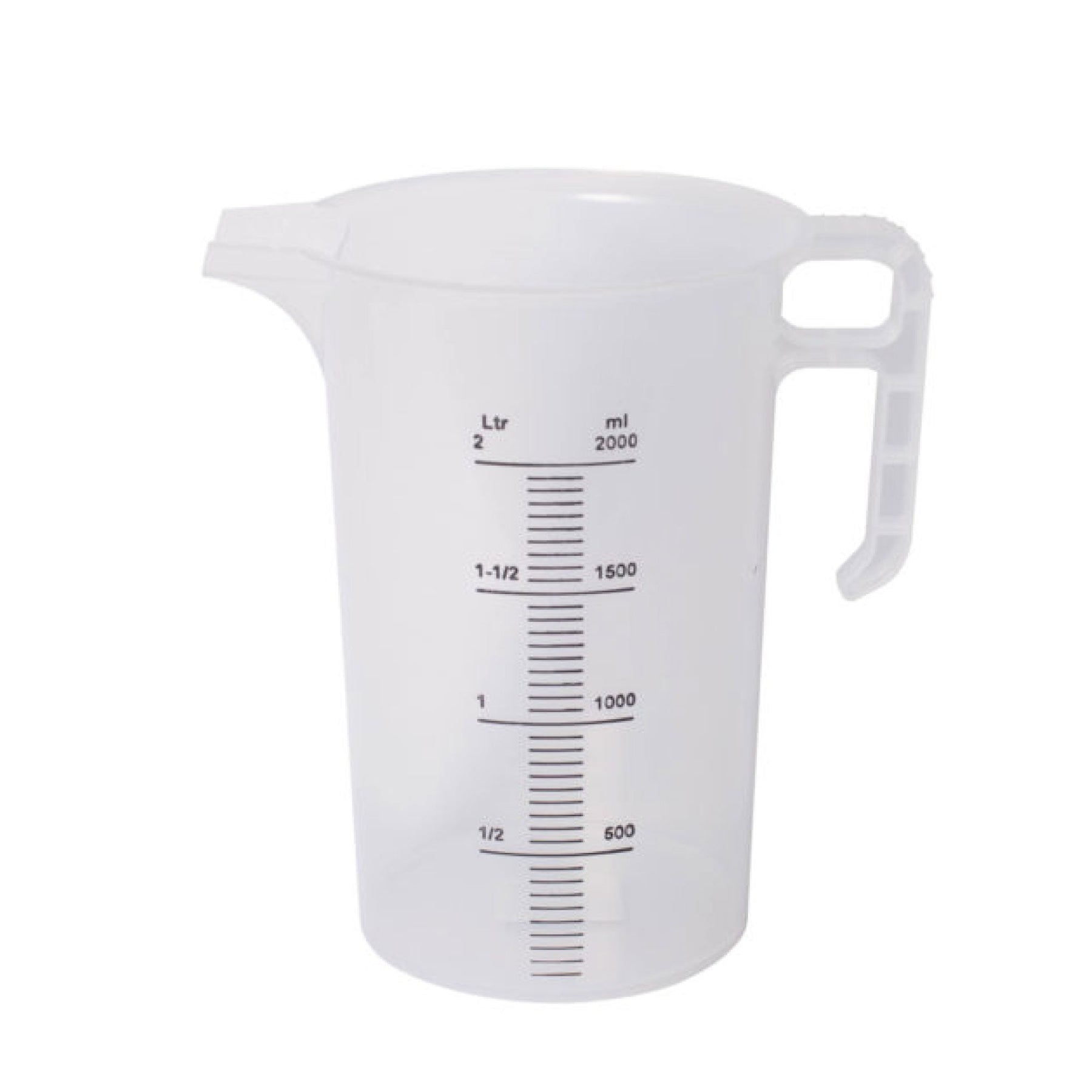 Premium Pro-Jug Food Grade Measuring Jugs – 2L Clear 10 Pack