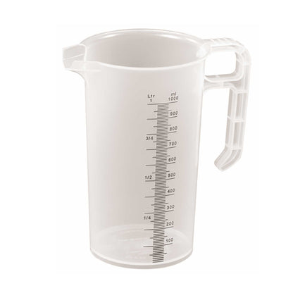 Pro-Jug™ 1L Measuring Jug - Food Grade Polypropylene, BPA 5, Anti-Spill Design