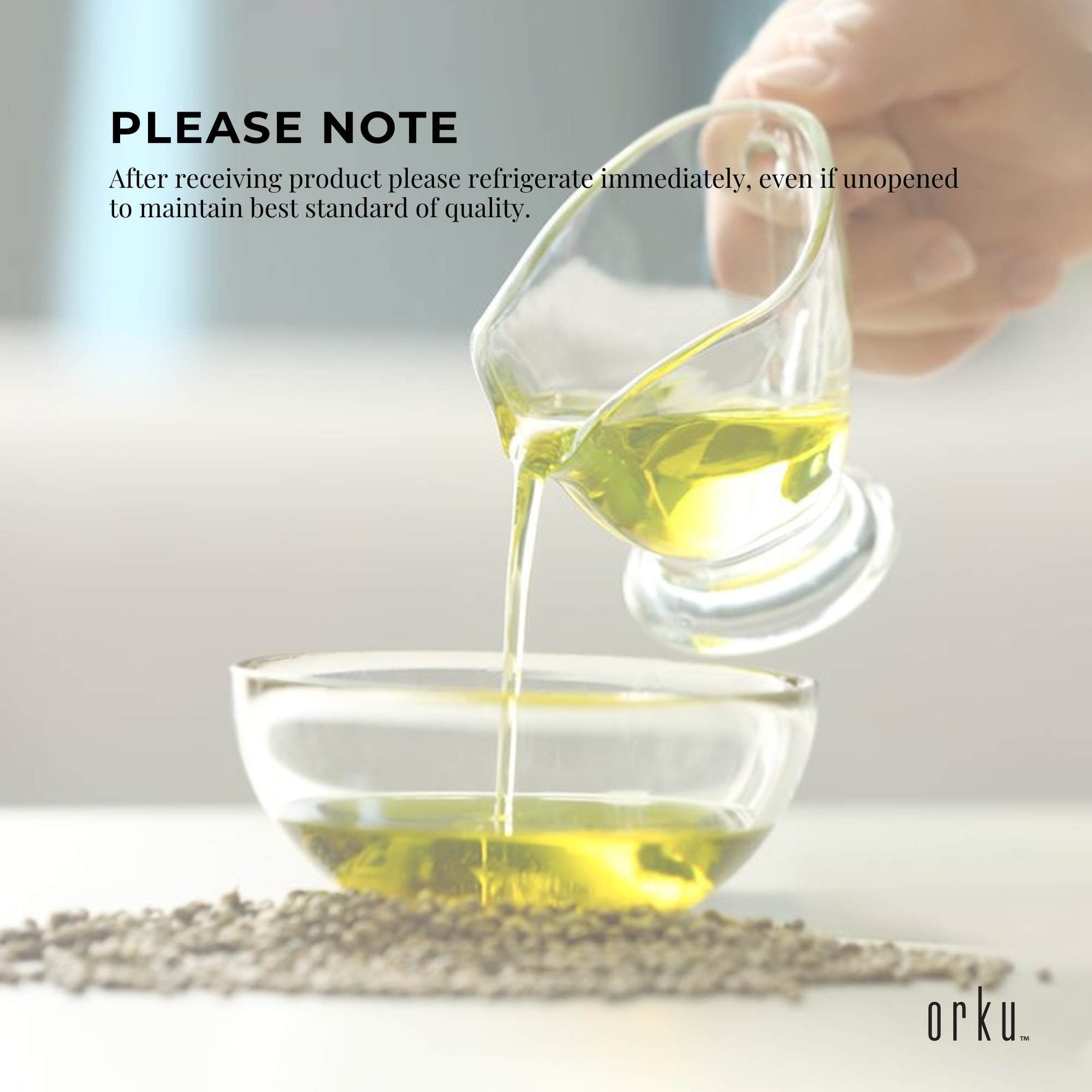 Orku 5L Organic Hemp Seed Oil - Cold Pressed Food Grade Oils - SuperSaverAU - view 5