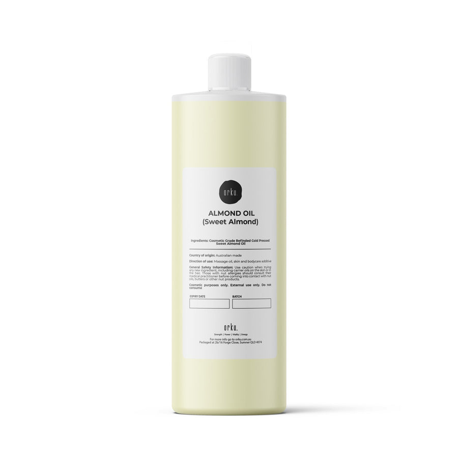 500ml Sweet Almond Oil Cosmetic Grade 100% Pure Natural Skin Face Hair Massage - SuperSaverAU - view 1