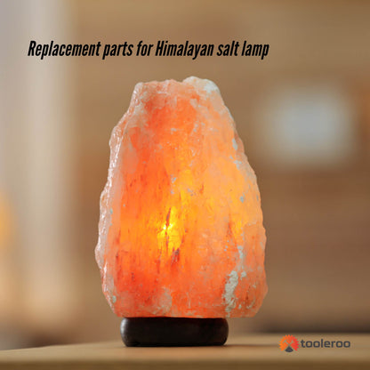 Himalayan Salt Lamp 12V 12W E14 Light Bulb & On/Off Switch Replacement