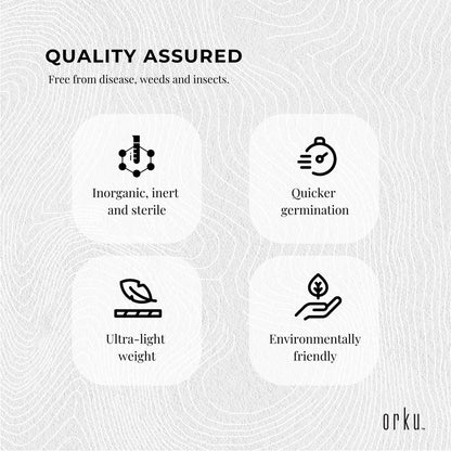 100L Perlite Medium Premium Soil Expanded Plant Growing Media Plants Hydroponics