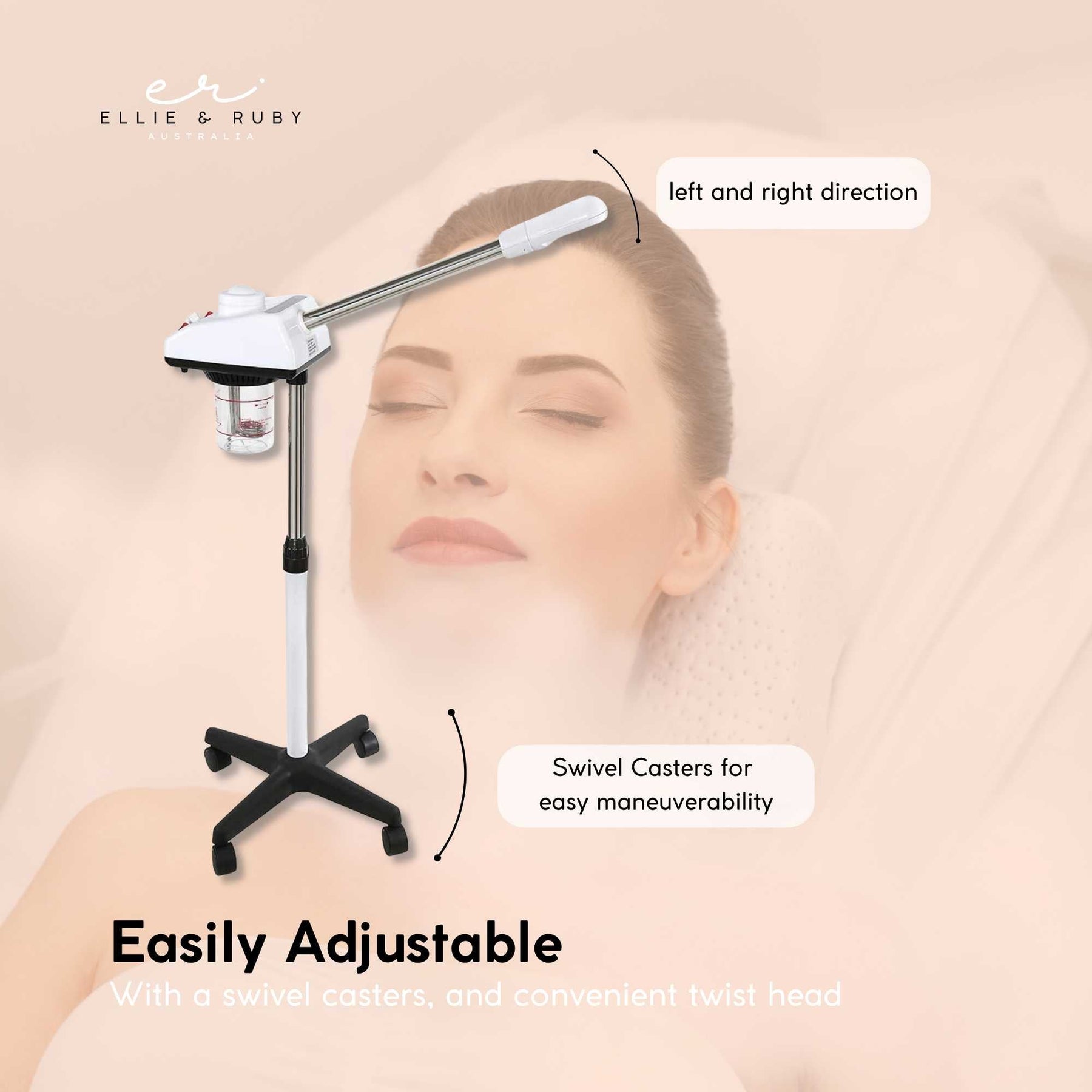 Facial Steamer Professional Ozone Face Sauna Spa Deep Skin Cleansing Hot Steam - SuperSaverAU - view 4
