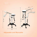 Ellie & Ruby 2-in-1 Facial Steamer with 2.5x Magnifying Lamp Adjustable Height - SuperSaverAU - view 2