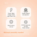 Ellie & Ruby 2-in-1 Facial Steamer with 2.5x Magnifying Lamp Adjustable Height - SuperSaverAU - view 5