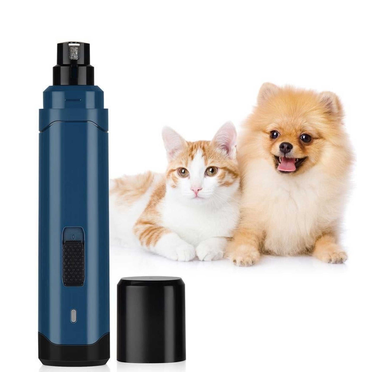 Professional Pet Nail Grinder Electric Trimmer 2-Speed Rechargeable Claw Filer