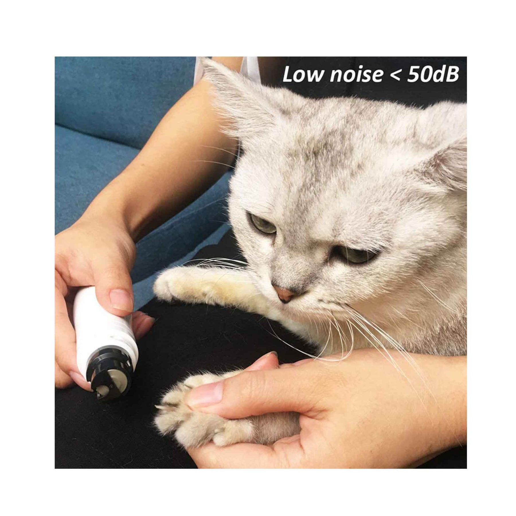 Professional Pet Nail Grinder Electric Trimmer USB Rechargeable 8hrs Cordless - SuperSaverAU - view 7