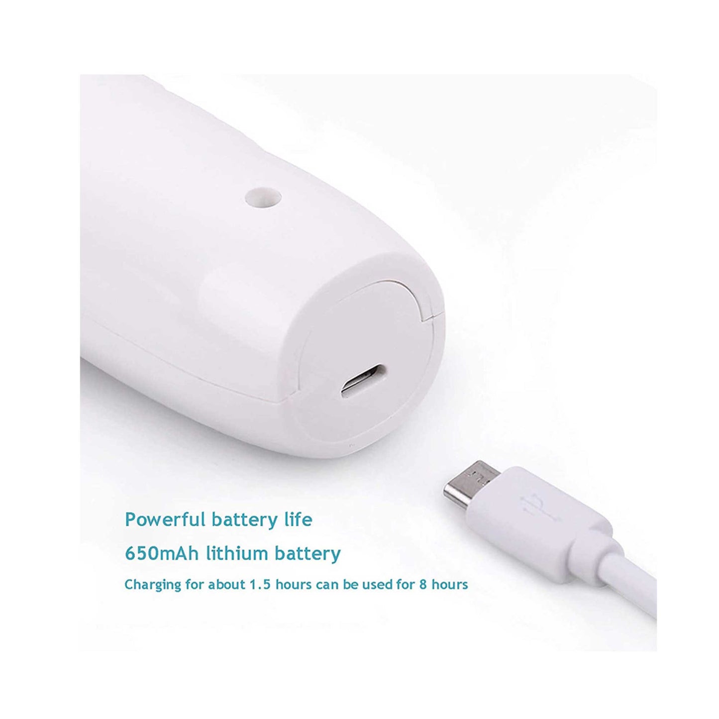 Professional Pet Nail Grinder Electric Trimmer USB Rechargeable 8hrs Cordless