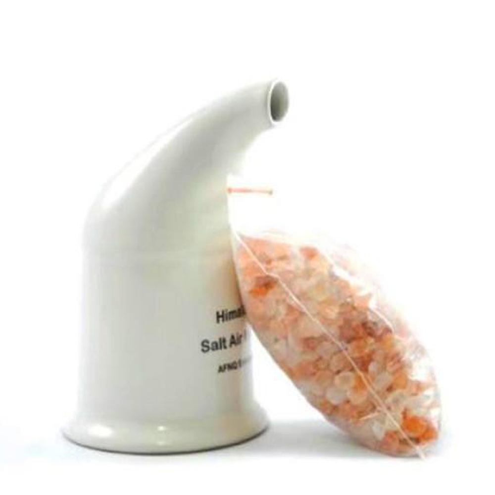 1x Himalayan Pink Salt Inhaler Pipe + 125g Free Coarse Salt - Pure Cyrstal Rock - SuperSaverAU - view 4