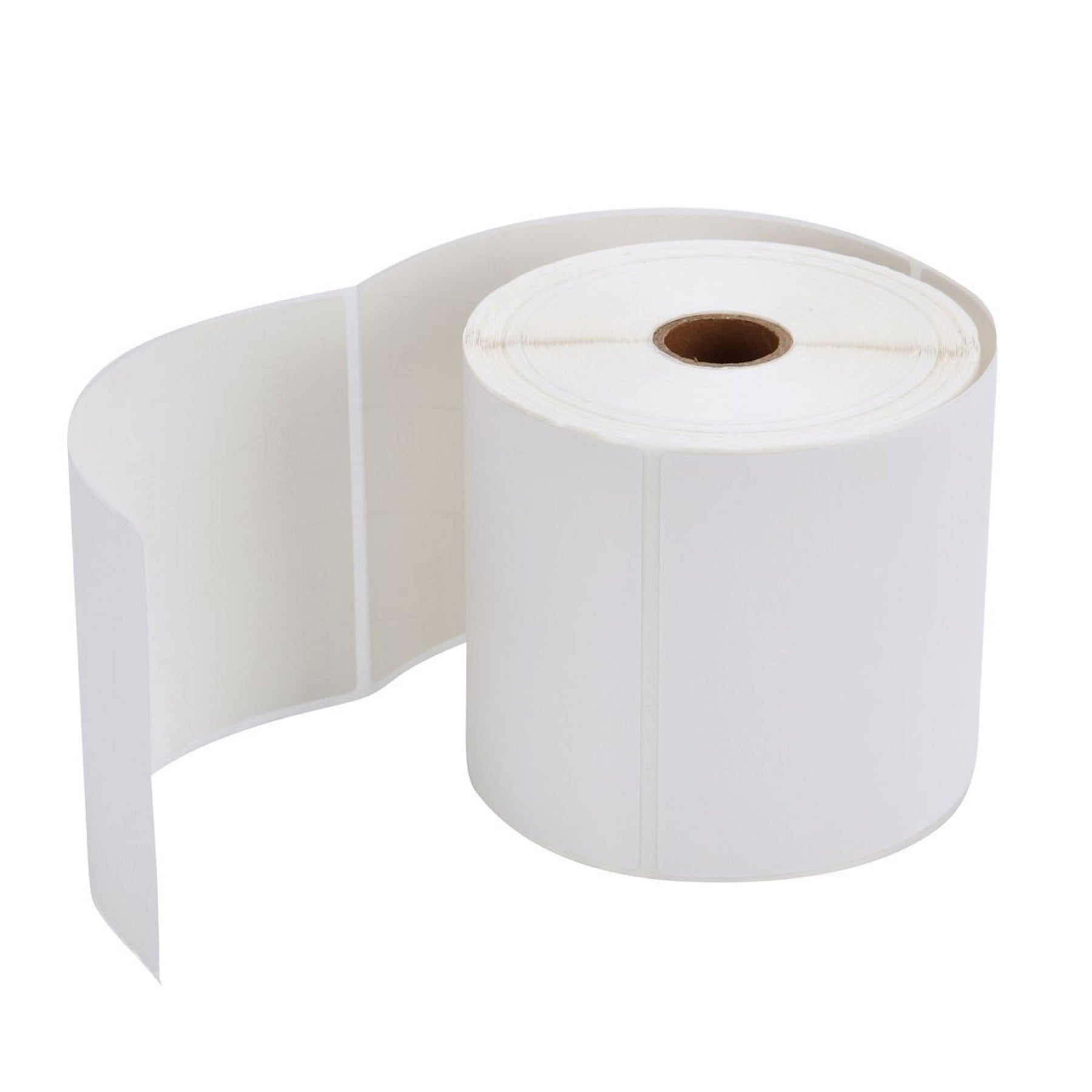 Direct Thermal Labels 102x150mm - 1 Roll x 400 Permanent Adhesive White Stickers - SuperSaverAU - view 1