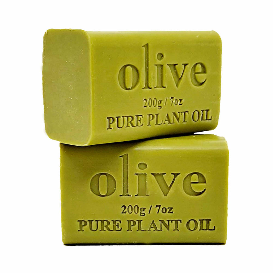 Premium Australian Plant Oil Olive Soap Bars 200g 2 Pack Triple Milled