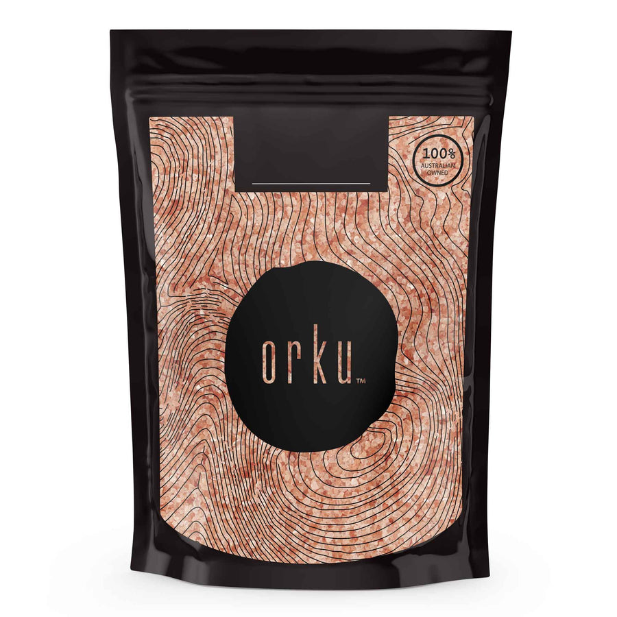 500g Pink Himalayan Bath Salts - Natural Crystal Rocks - Spa Therapy Body Scrub - SuperSaverAU - view 1