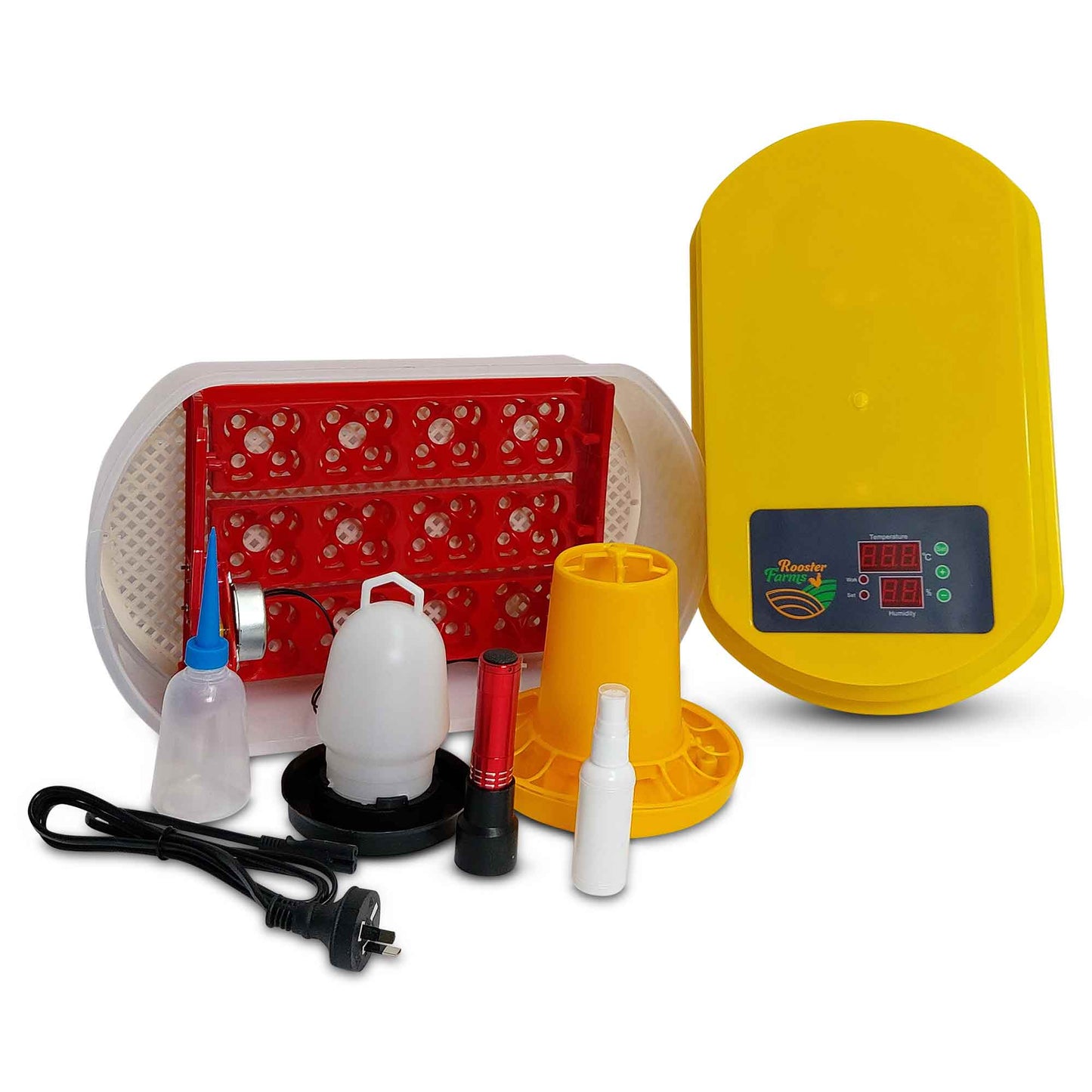 Electric 12 Egg Incubator with Accessories - Automatic, Digital Display, RCM Compliant