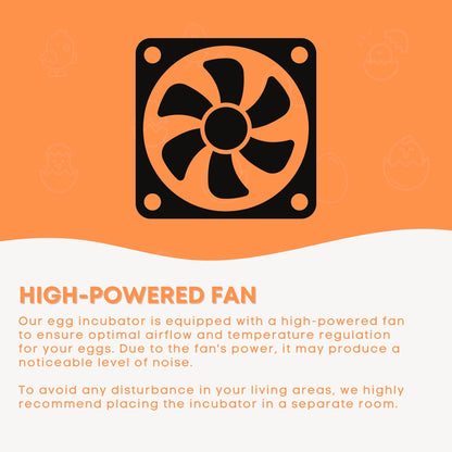 Electric 15 Egg Incubator with Accessories, Auto Turning, Digital Display