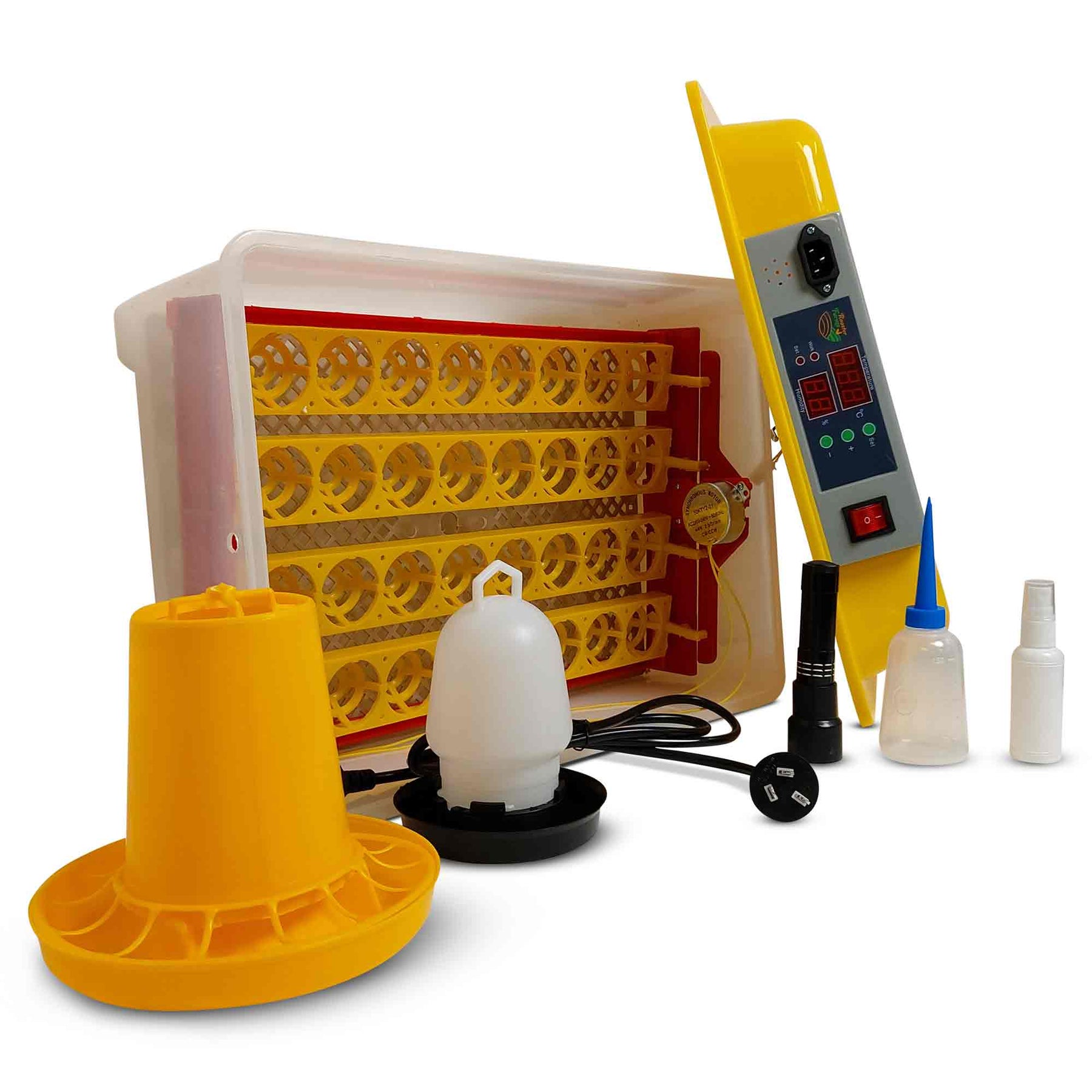 Electric 32 Egg Incubator with Accessories, Automatic Turning, Digital Display - SuperSaverAU - view 2