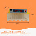 Electric 48 Egg Incubator with Accessories, Auto Turning, Digital Display - SuperSaverAU - view 4