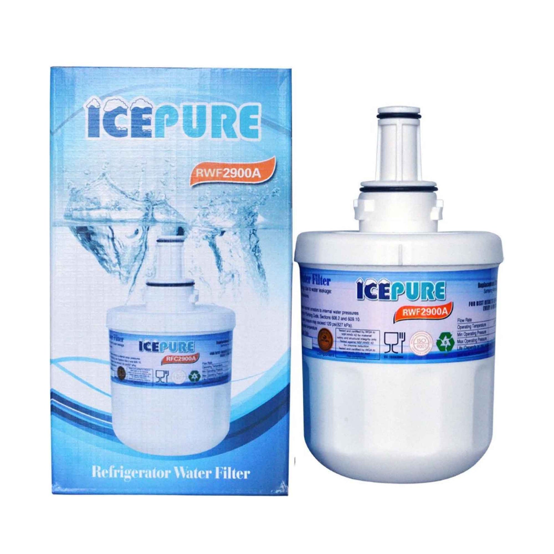 IcePure RWF2900A RFC2900A Fridge Water Filter 2-Step Connection Compatible RFC1100A - SuperSaverAU - view 3
