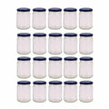 150ml Flint Glass Jars with Black Metal Twist Finish Lids - 20 Pack - SuperSaverAU - view 1