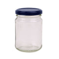 150ml Flint Glass Jars with Black Metal Twist Finish Lids - 20 Pack - SuperSaverAU - view 2