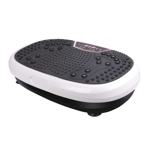 White Mini Vibration Platform - Magnet Therapy Vibrating Machine Exercise Plate - SuperSaverAU - view 1