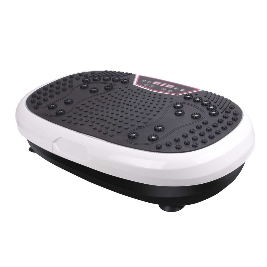 White Mini Vibration Platform - Magnet Therapy Vibrating Machine Exercise Plate - SuperSaverAU - view 1