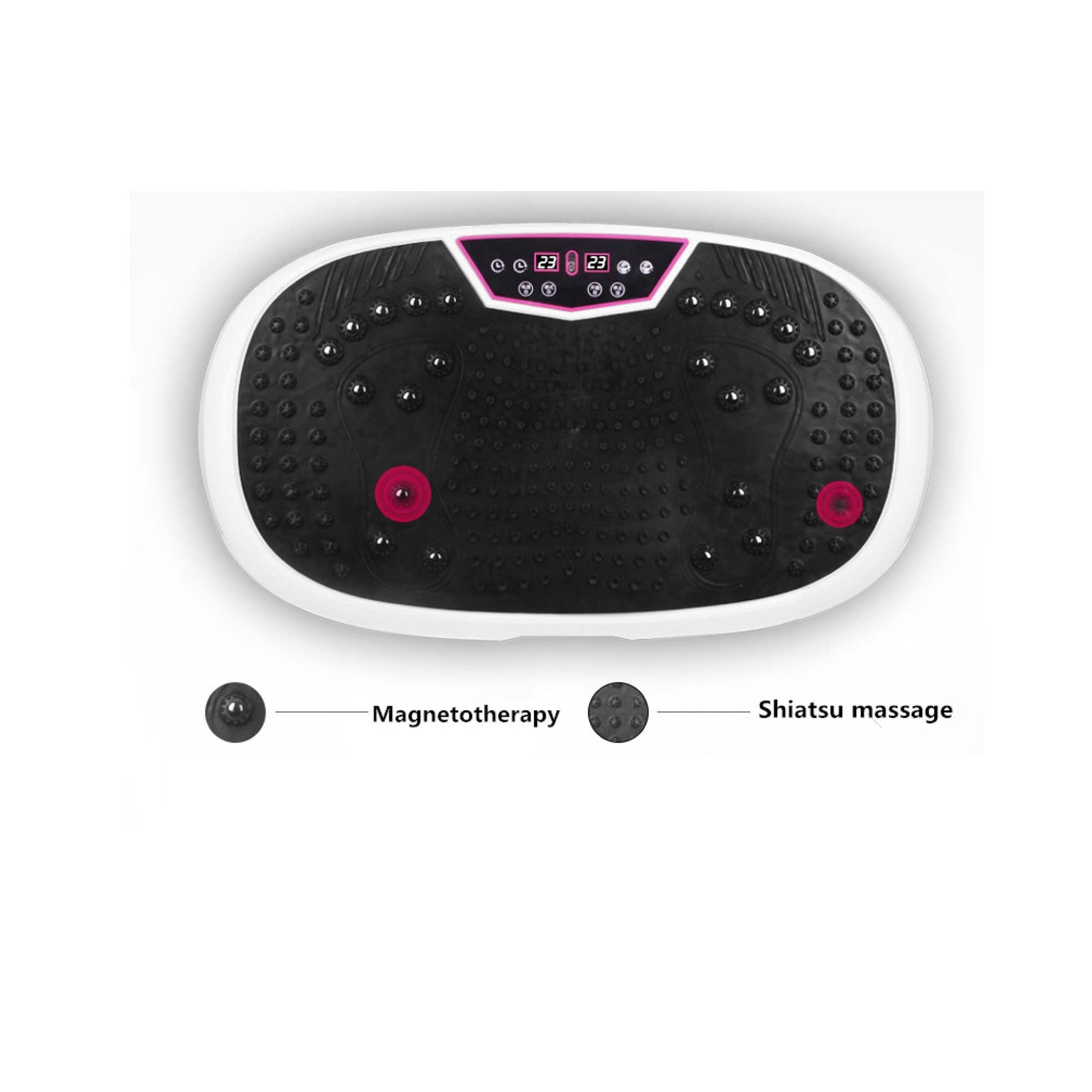 Pink Mini Vibration Platform - Magnet Therapy Vibrating Machine Exercise Plate - SuperSaverAU - view 9