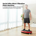 Red Mini Vibration Platform Magnet Therapy Vibrating Machine Exercise Plate